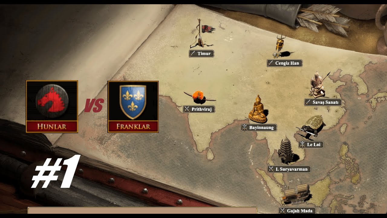 Age of Empires 2 Definitive Edition - Hunlar vs Franklar #1 #ageofempires2