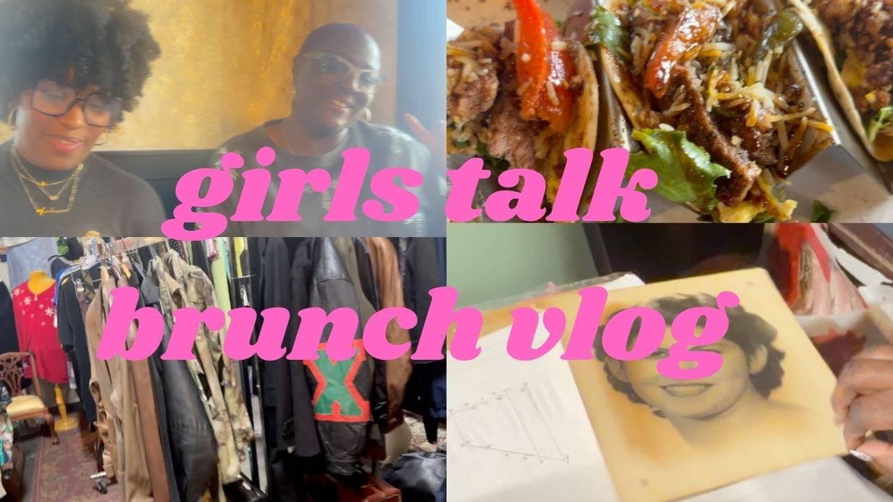 Much Needed Girls talk Brunch 🎀  and Thrift Shopping