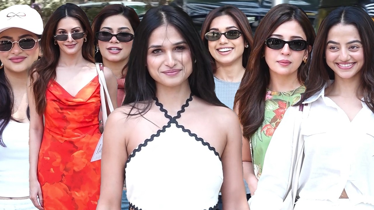 Amyra Dastur,Barkha Singh,Helly Shah,Anam Darbar,Nagma Mirajkar,Samiksha At Hunkemoller House