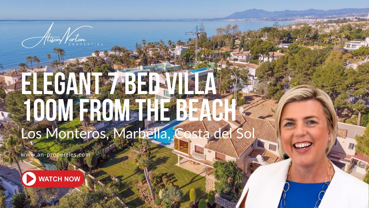 Los Monteros 7 Bed Beach Villa, East Marbella, Costa del Sol