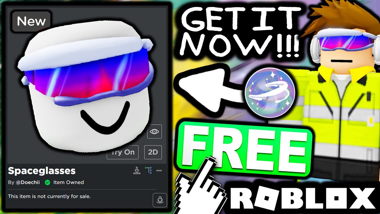 FREE ACCESSORY! HOW TO GET Spaceglasses! (Roblox Spotify Island Event)