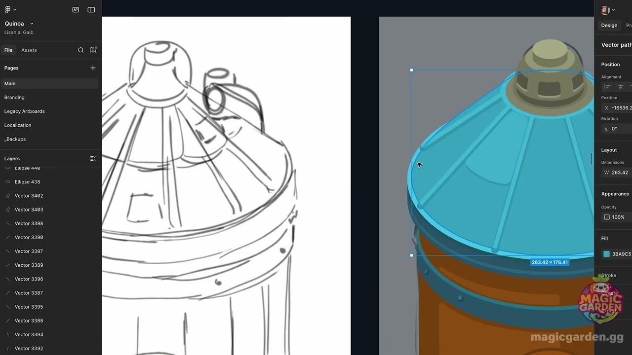 Lo-Fi Indie Game Art Timelapse with Abe [Magic Garden DevLog #2]