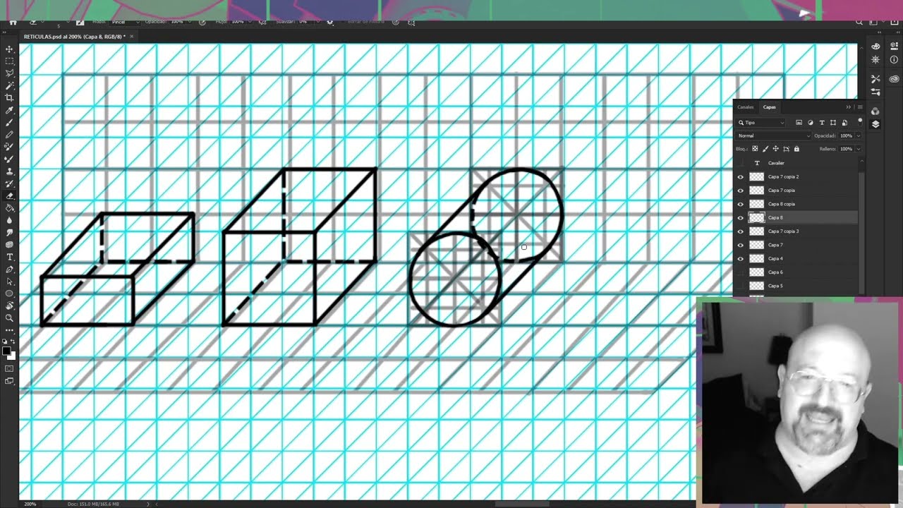 ¿Como dibujar desde Cero? 4 - Proyección Oblicua