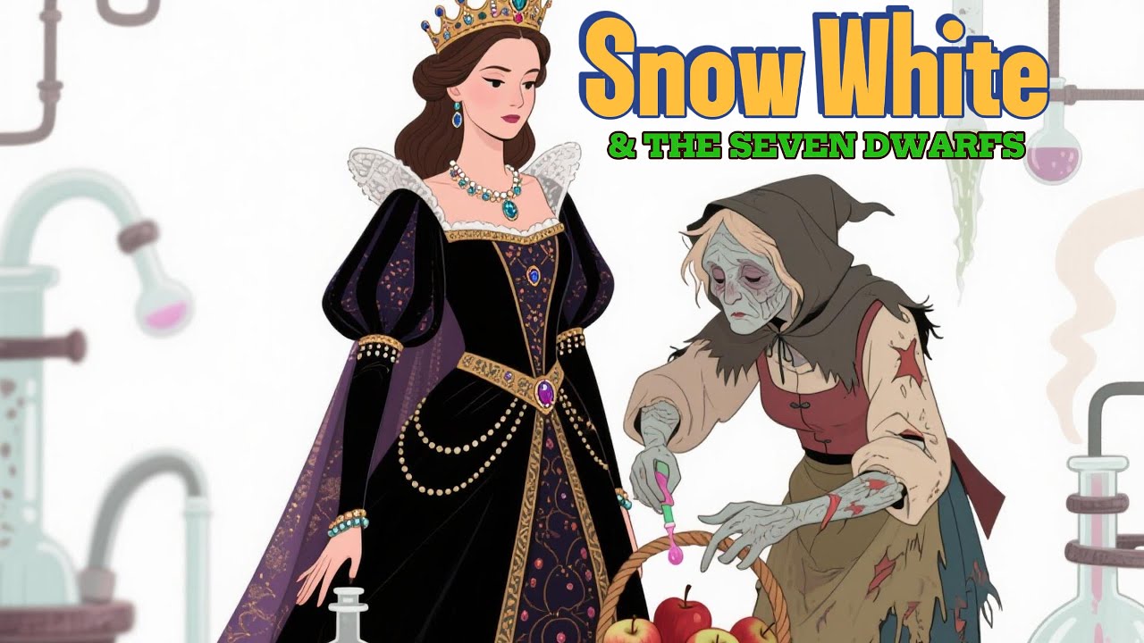 The True Story of Snow White 🌙 Original Grimm Fairy Tale in English