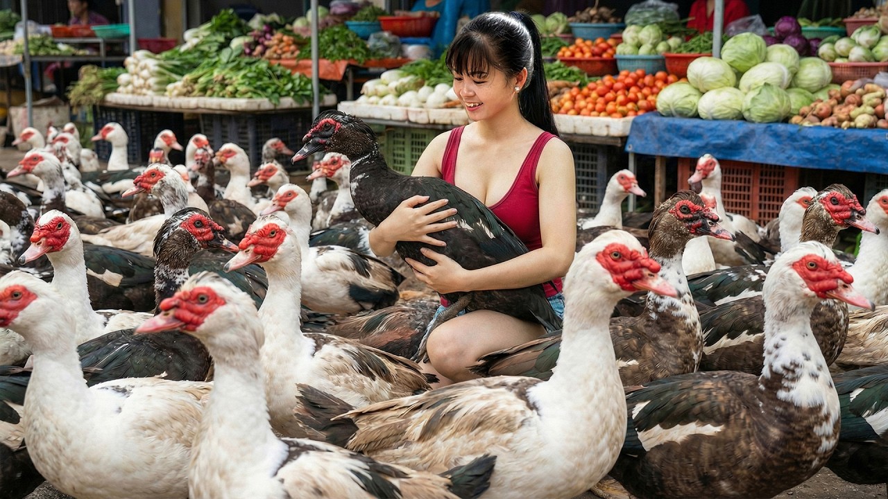 [TIMELAPSE] -- 686 Days Harvesting Many Geese, Ducks, Chickens, Ducklings, Duck Eggs Go To Sell