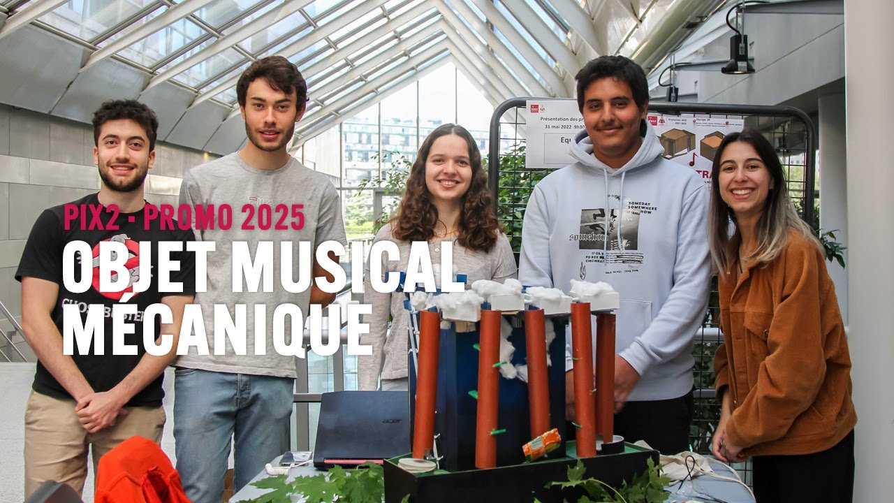 PIX2 Promo 2025 : Concevoir un objet musical autonome et piloté électroniquement