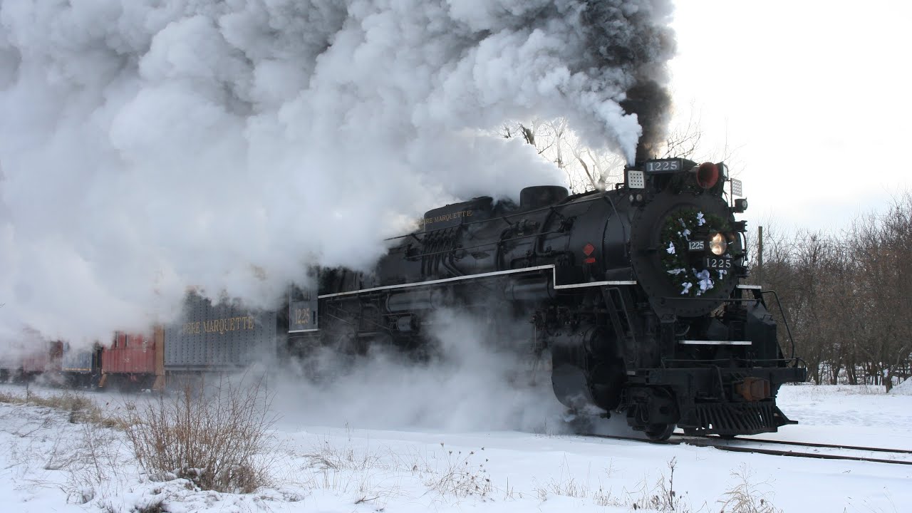 Pere Marquette #1225, North Pole Express, December 13, 2025