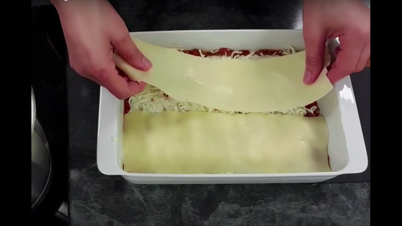 Comment Réussir Des Lasagnes Avec La Pâte Fait Maison / لازانيا سهلة التحضير في البيت