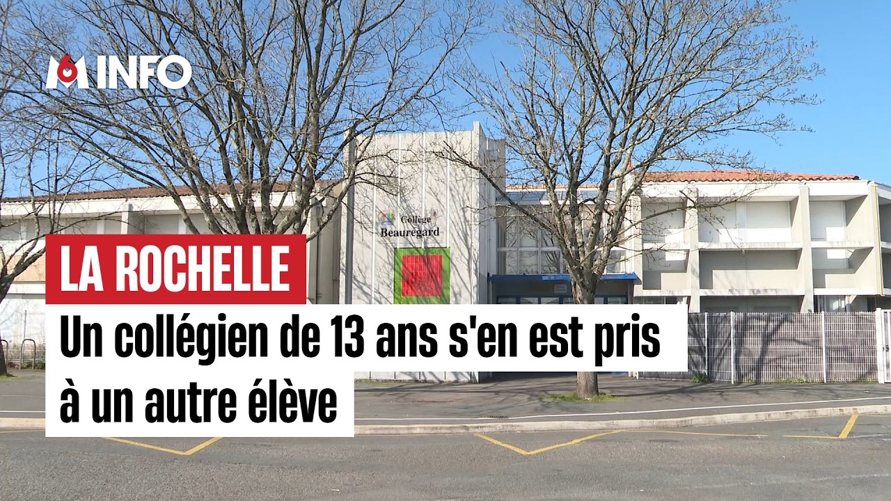 La Rochelle : un coll&eacute;gien de 13 ans poignarde un camarade