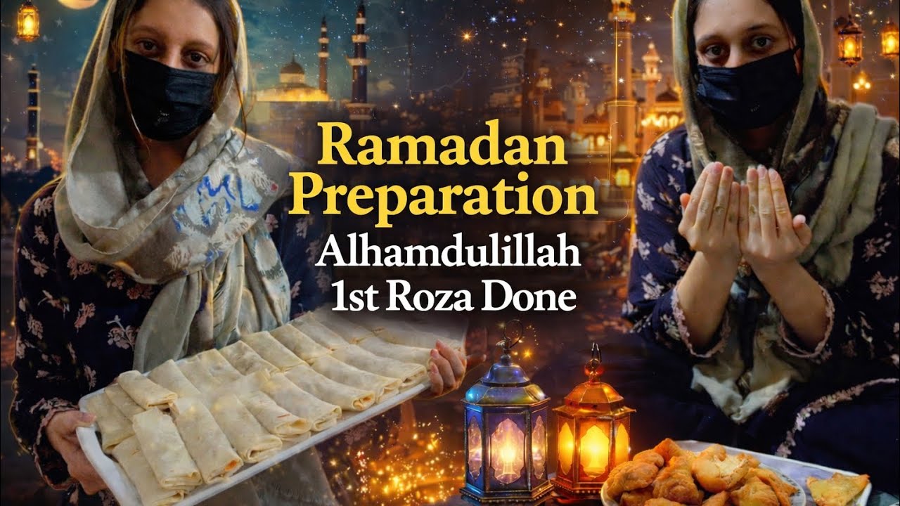 Ramdan ky liy bhot sary roll samosa bany....... Phly rozy Ka pta bhi ni Chala...special aftari❤️🥰