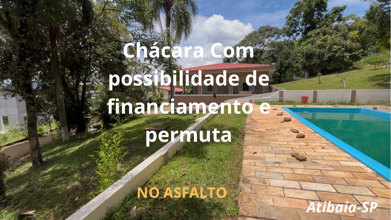 CHÁCARA EM ATIBAIA 🌿 2.450m² | ESTUDA FINANCIAMENTO E PERMUTA
