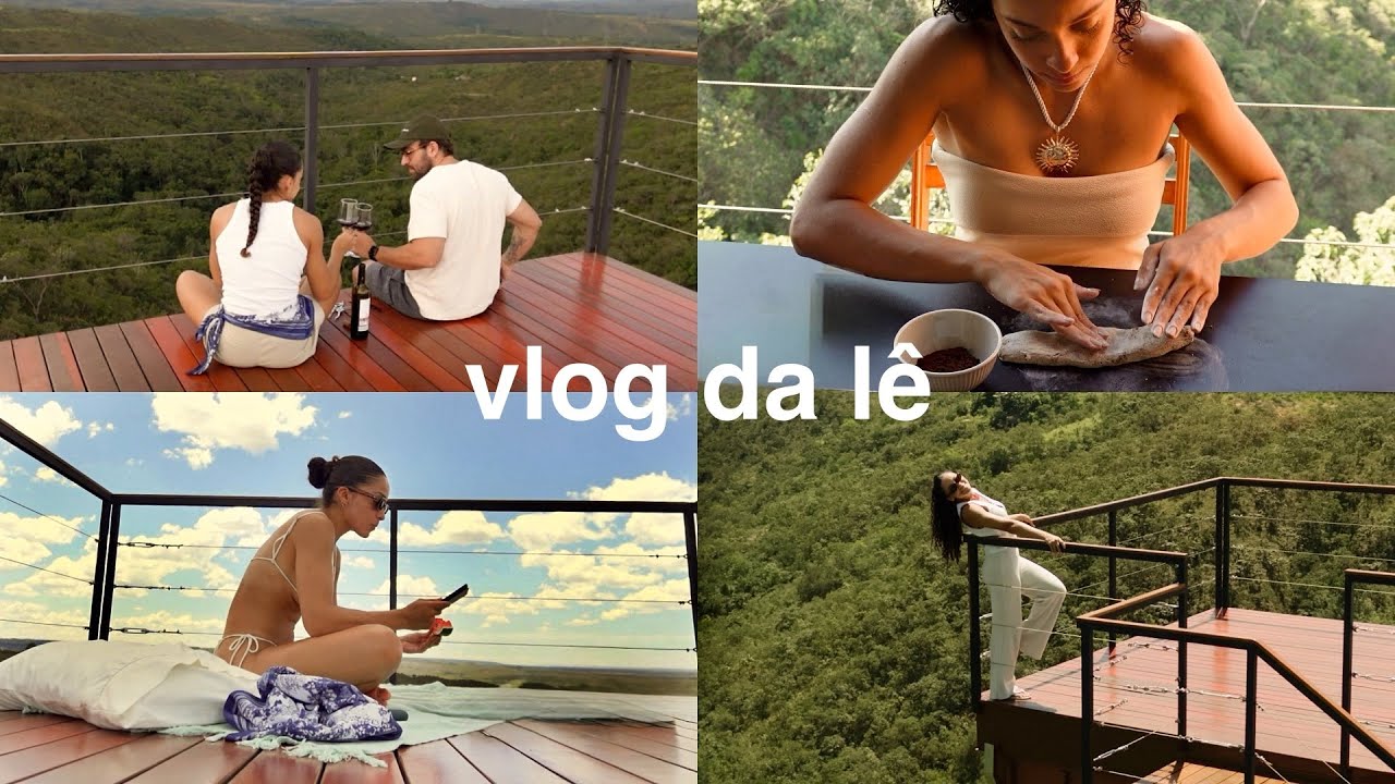Vivendo dias numa casa na natureza, fazendo cerâmica fria e saindo da rotina.