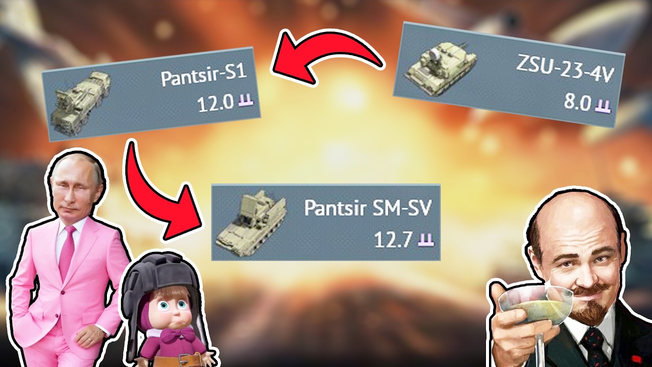 I Survived the Entire Russian SPAA Tech Tree 💀
