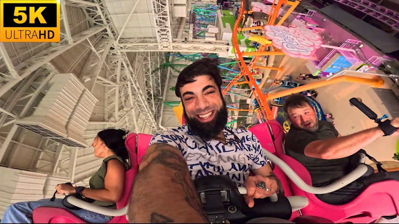 Timmy’s Halfpipe Havoc POV 5K HALF-PIPE ROLLER COASTER! Nickelodeon Universe American Dream, NJ