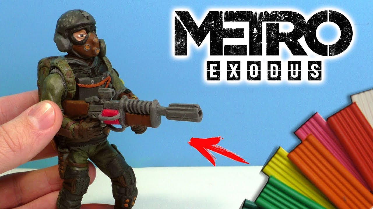 МЕТРО ИСХОД - Лепим Артема из пластилина | METRO EXODUS