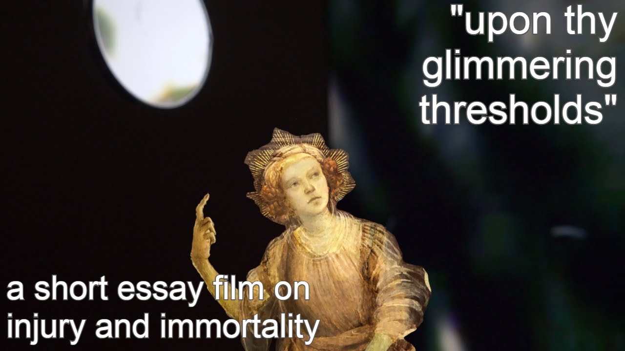 upon thy glimmering thresholds // a short essay film on injury and immortality