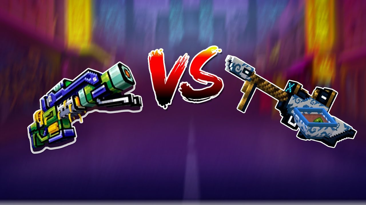 Noble Porcelain VS Pasta Sniper Rifle - Pixel Gun 3D