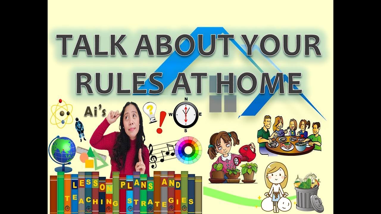 TALKING ABOUT RULES   HOUSE RULES - #HouseRules, #TalkingHouseRules, #HouseActivity, #Rules
