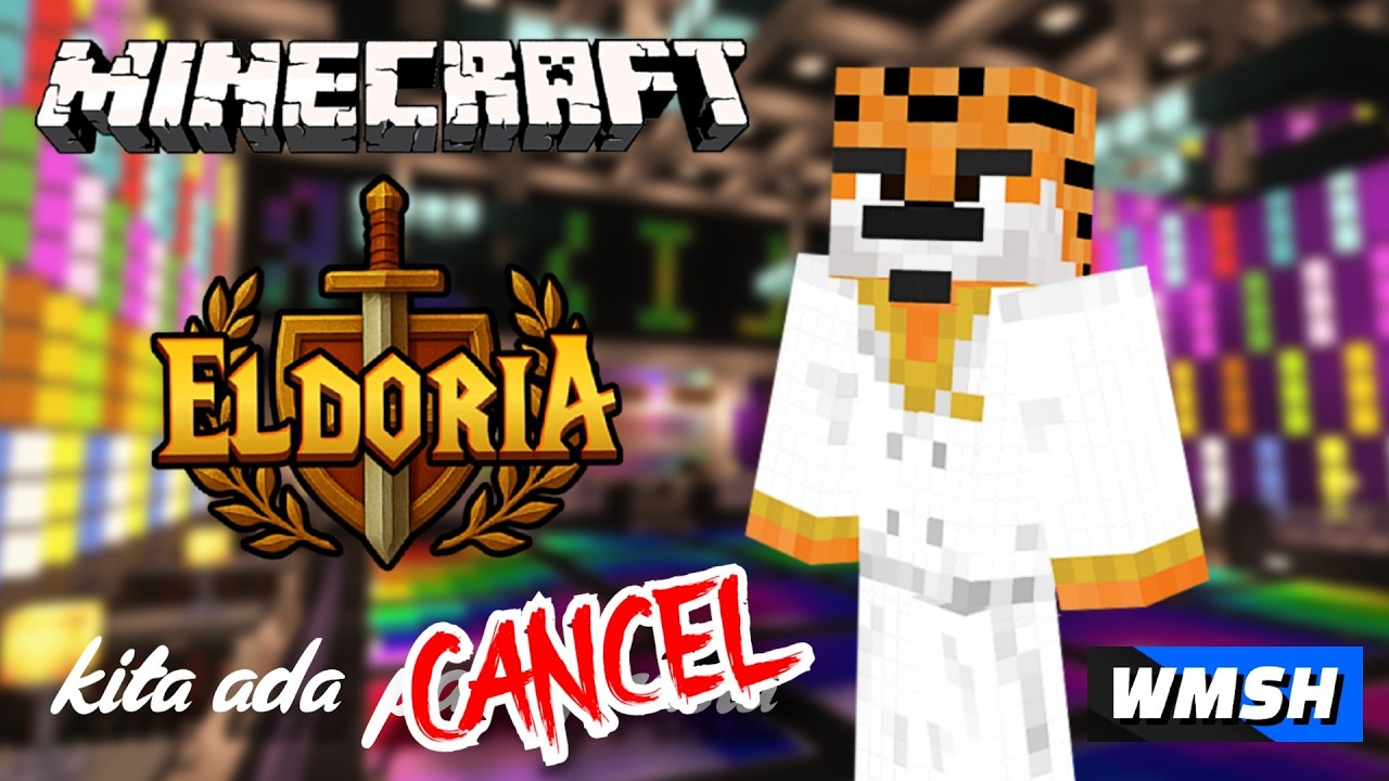 Minecraft malaysia Eldoria EP 38 RP kita ada party rasia tapi CANCEL