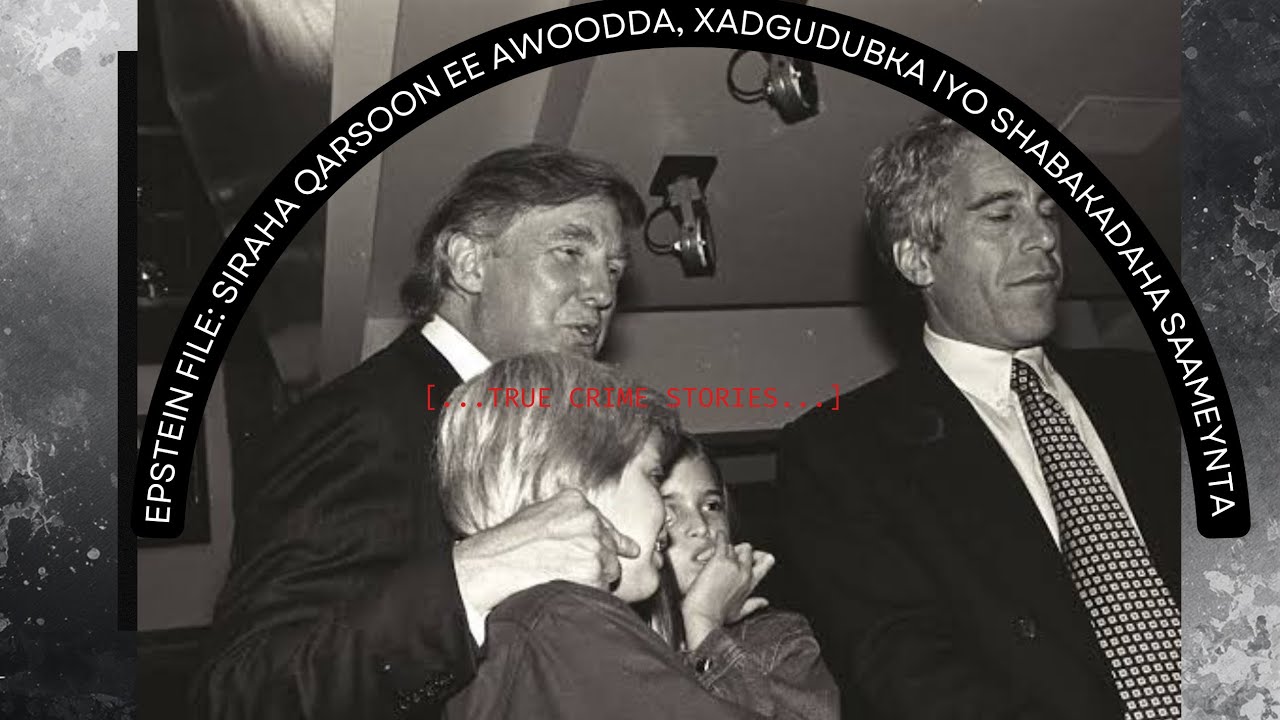 😳😳Epstein Files: Awood, Sir, iyo Xiisaha Somaliland🇸🇴📍