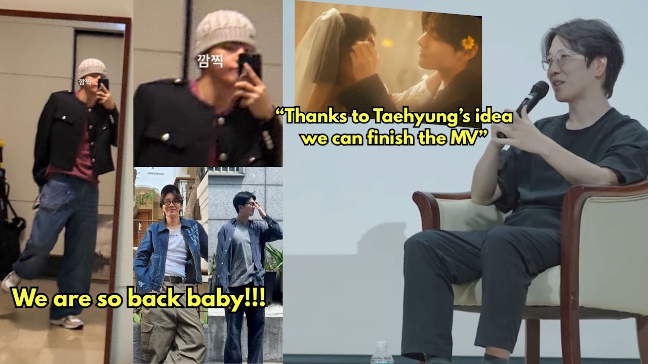 Taehyung's iconic outfit checks selfie😭 Director of Love Wins All praises Taehyung&rsquo;s acting & ideas