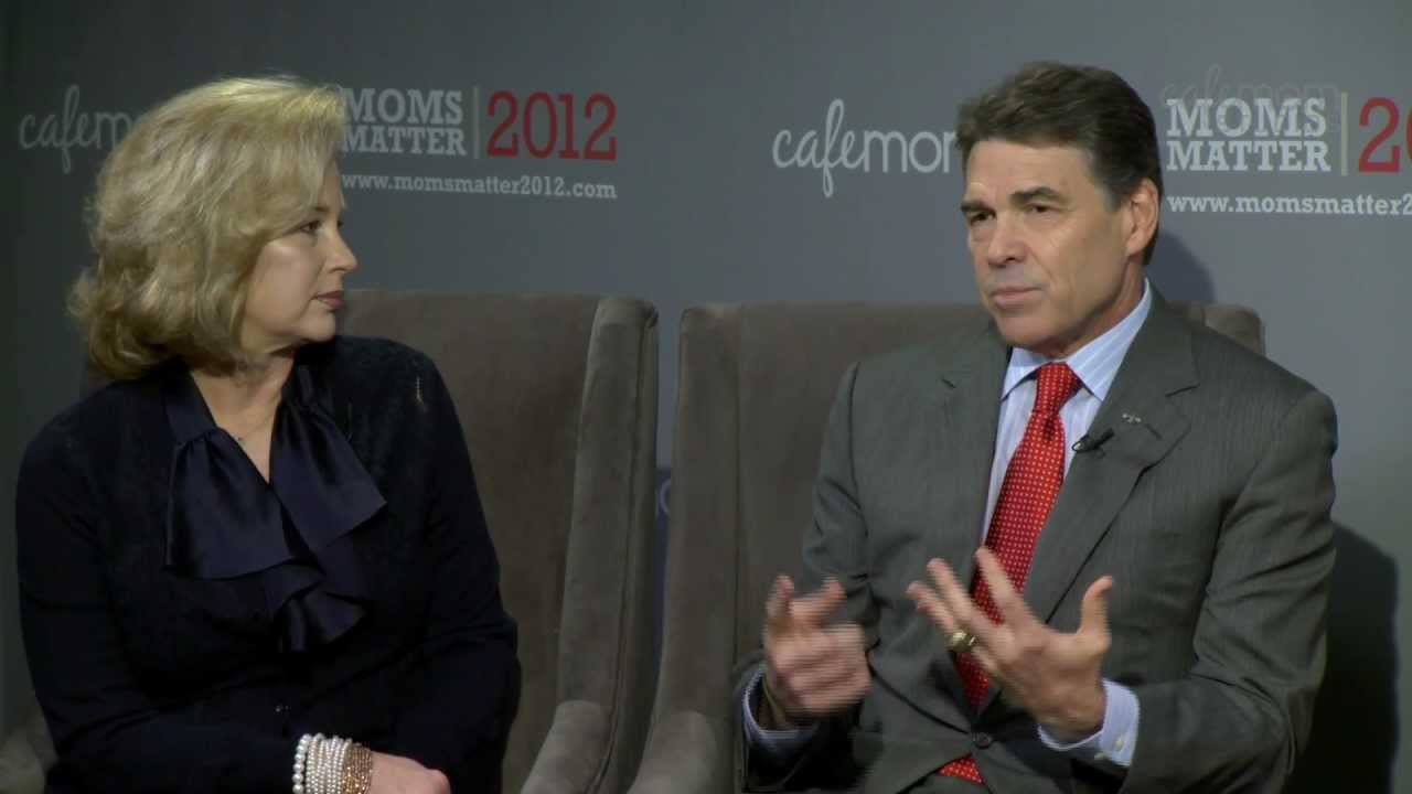 Rick Perry Talks About His Relationship with His Wife Anita - Moms Matter 2012
