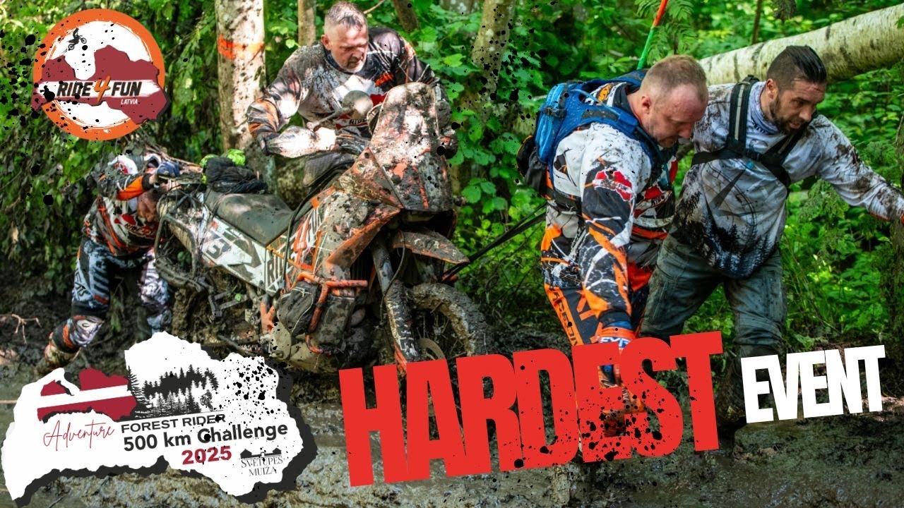 500KM CHALLENGE IN LATVIA WITH RIDE4FUN TEAM / ADVENTURE FOREST RIDER
