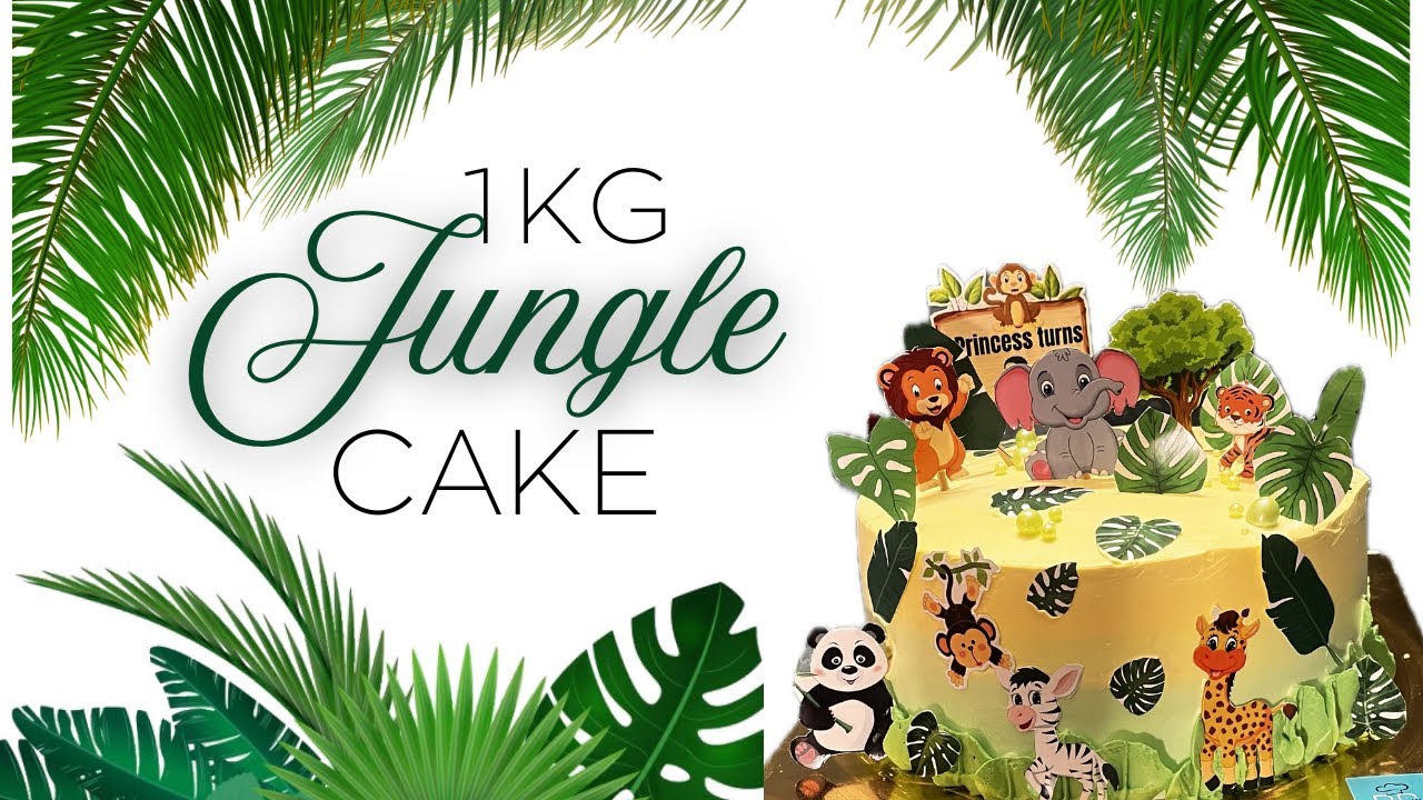 Jungle theme cake | butterscotch | Coimbatore | 6382767713 | customer happy | 1 kg customised cake 