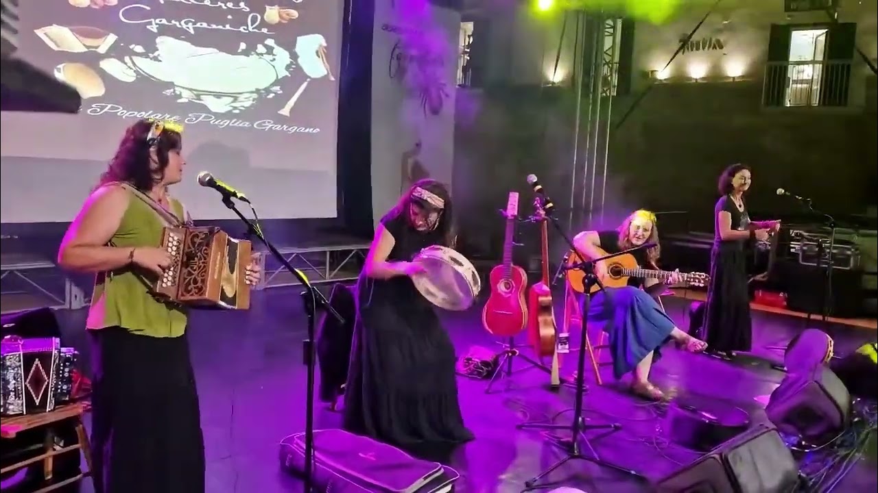 Concerti di piazza MULIERES GARGANICHE 🔥#folkmusic #folk #tarantella #wordmusic
