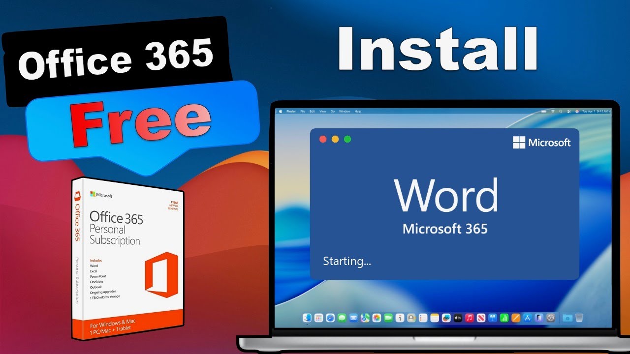 How to Install Microsoft Office 365 for FREE on Mac & PC  (2025 Step-by-Step Guide)