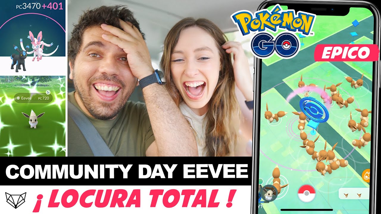 🤩 ¡ESTO ES UNA BARBARIDAD SE MIRE POR DONDE SE MIRE! COMMUNITY DAY DE EEVEE EN POKÉMON GO [Neludia]