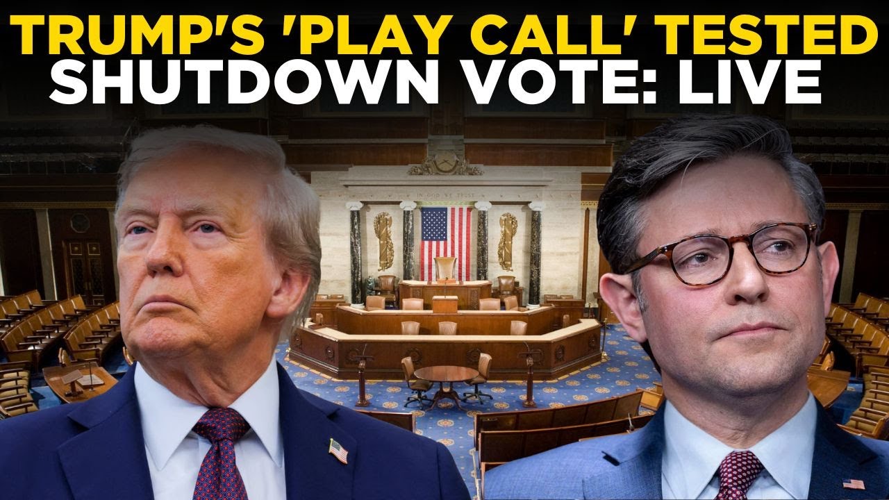 US POLITICS LIVE | Congress Holds Procedural Vote to End Partial Government Shutdown