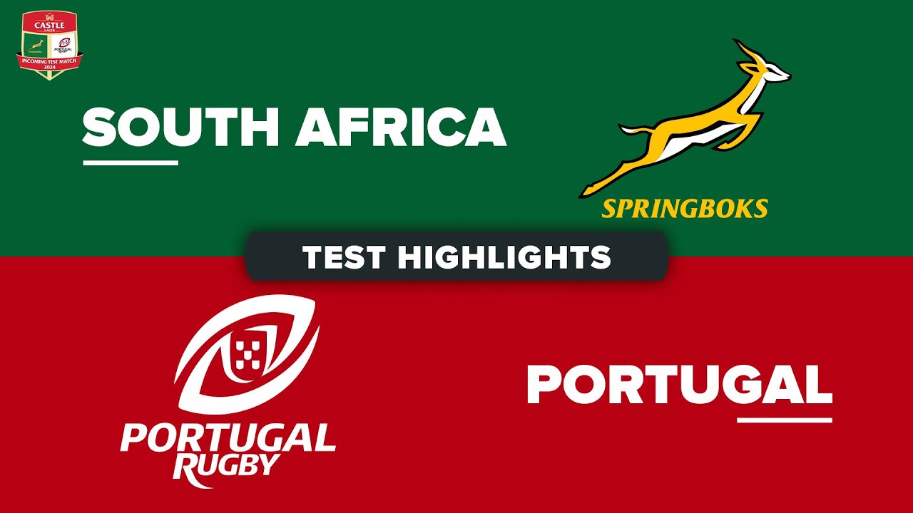HIGHLIGHTS | SOUTH AFRICA v PORTUGAL | July Internationals 2024
