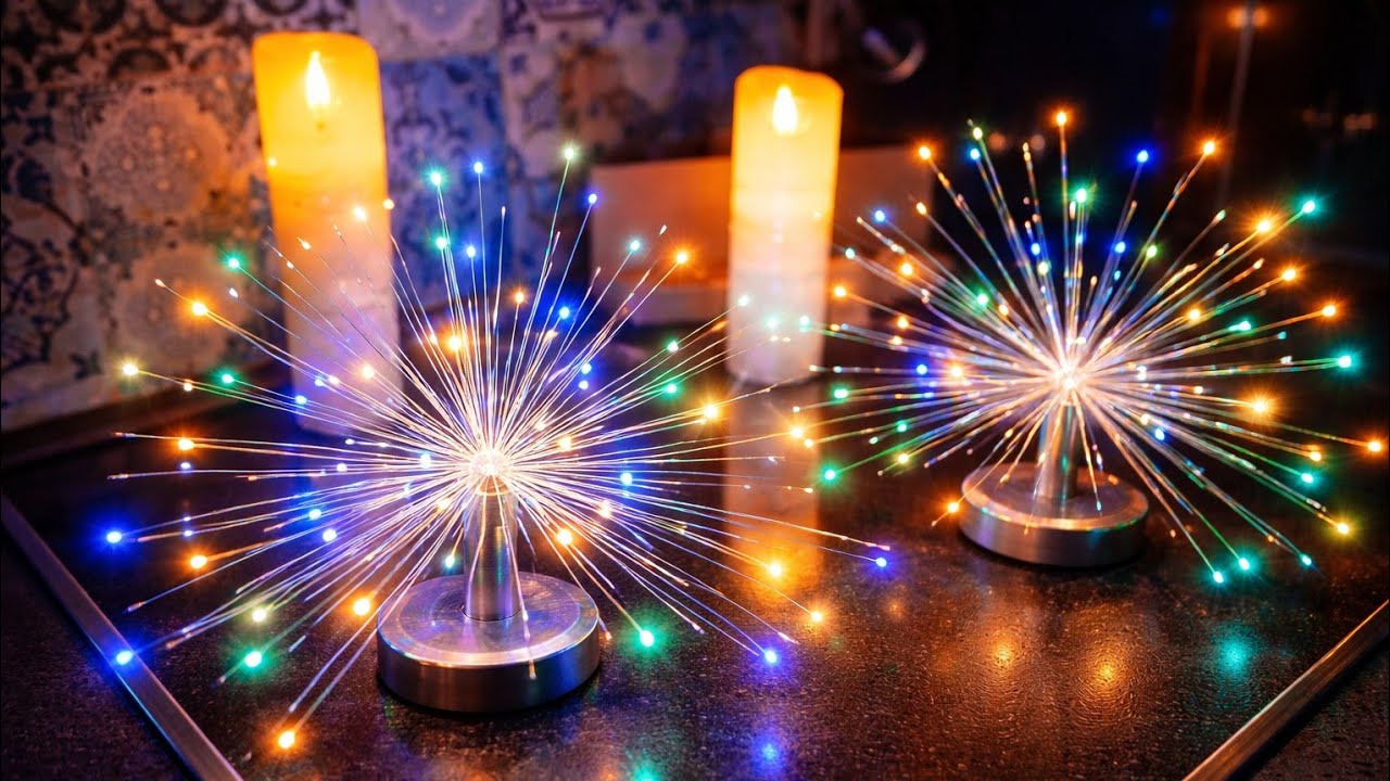 LED Feuerwerk Kugeln mit Fernbedienung | Deko Licht f&uuml;r Zuhause