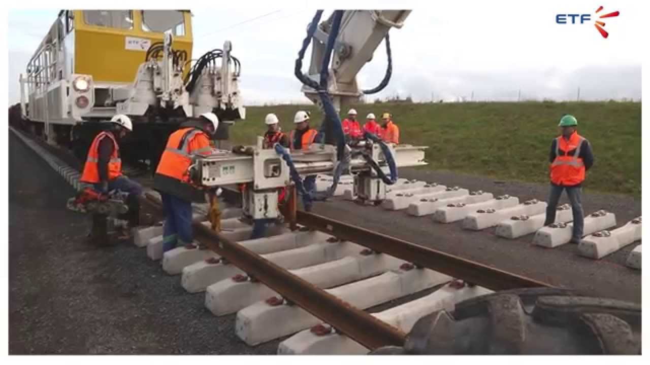 Innovation : Pose de voie pour LGV
