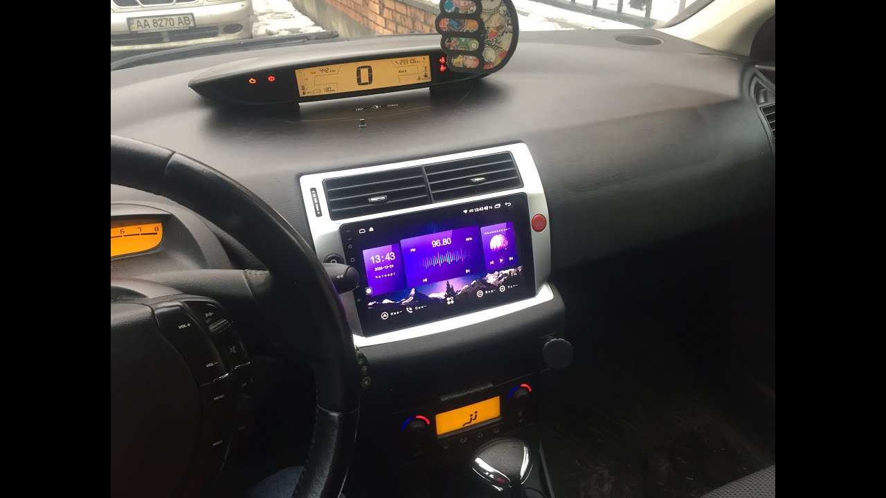 ISUDAR V72 китайская android магнитола Citroen c4 1g (первое поколение)