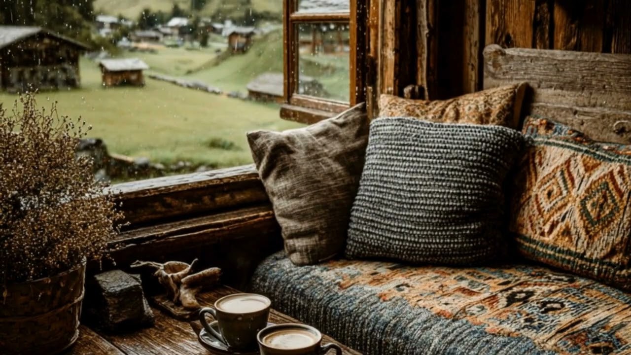 Rural Rain & Coffee Cabin Holler  ☕ 2 Hours of Deep Focus Ambience