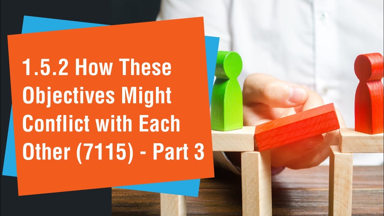 1.5.2 How These Objectives Might Conflict with Each Other - Part 3