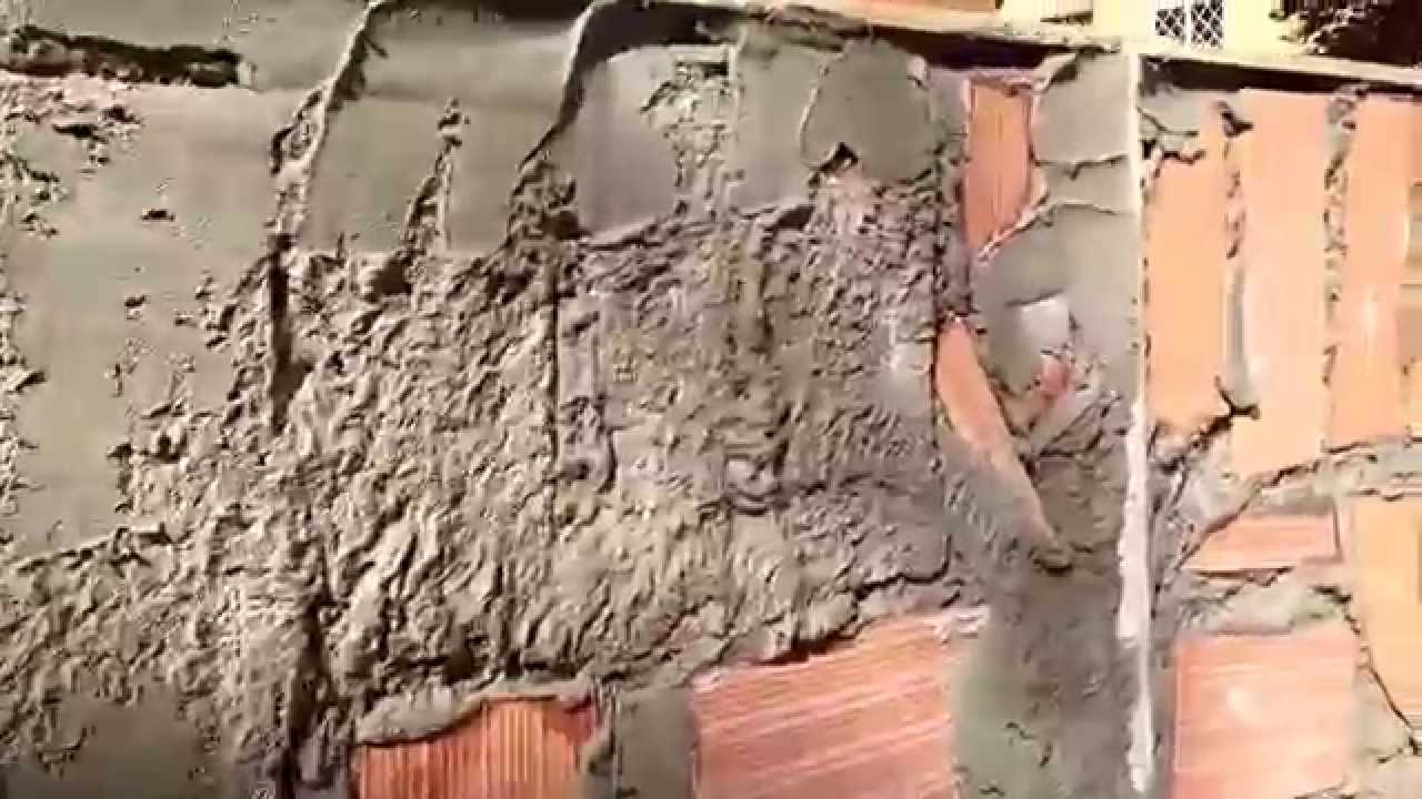 Intonaco con riempimento in laterizio , con KC1 Fassa -