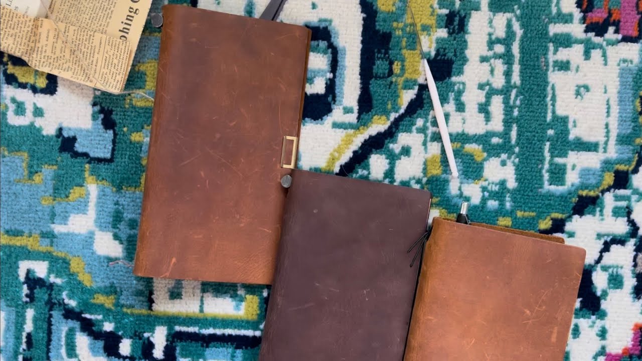 Add 4 Stings to a Midori Traveler’s Notebook with Buttons (No Holes!)
