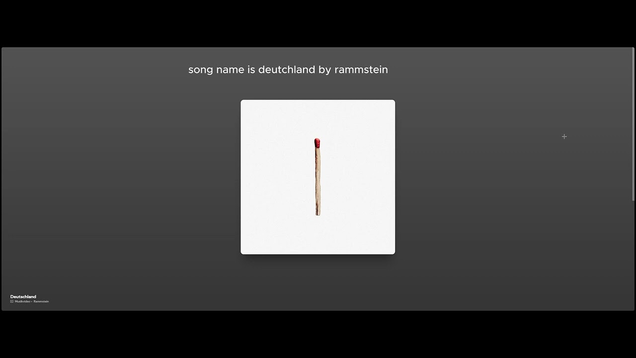 deutchland by rammstein