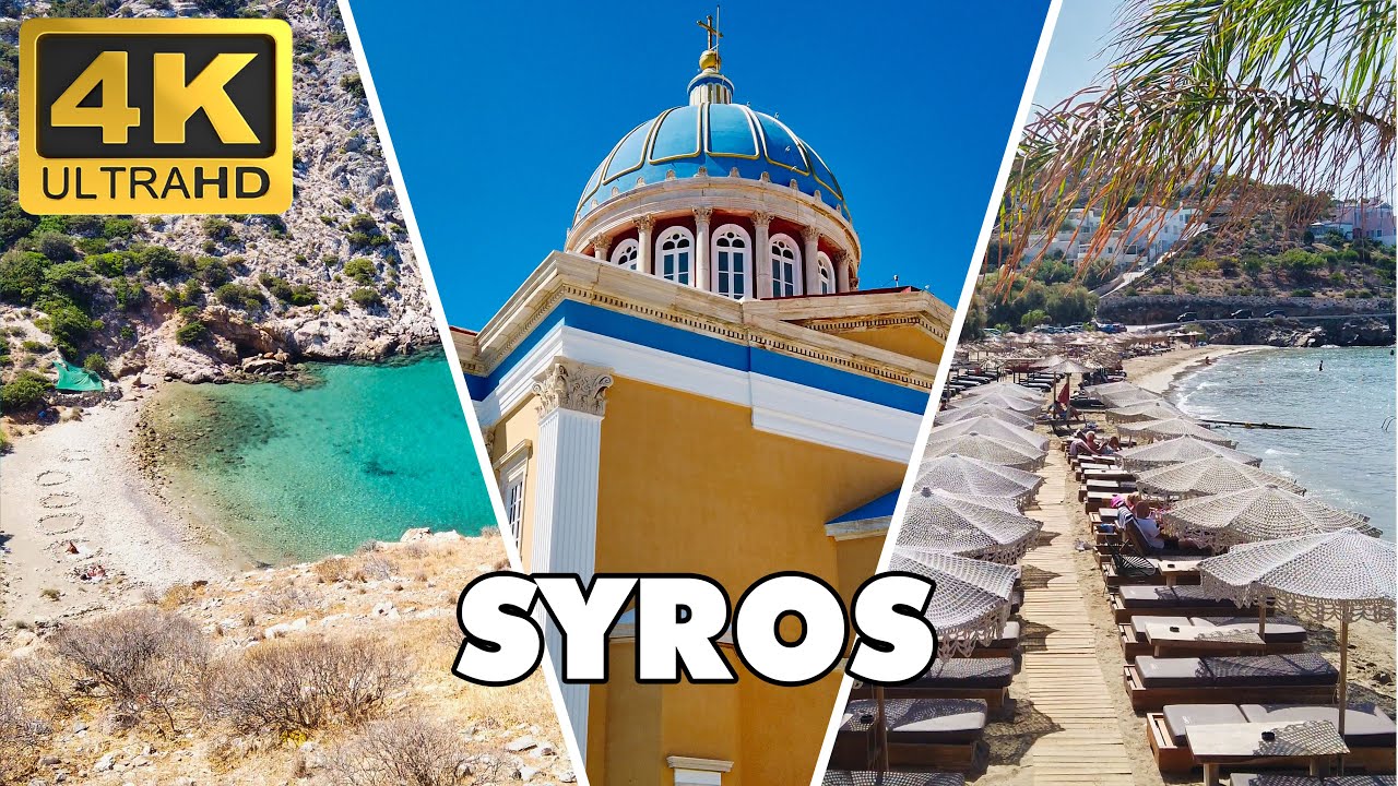 SYROS Island - Greece 🇬🇷 | Best Beaches and Places | Travel Guide [4K UHD]