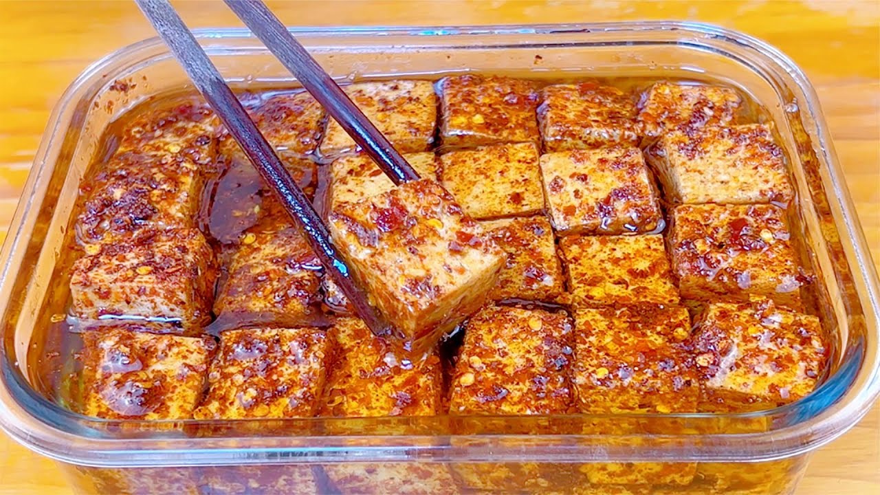 教你秘制豆腐乳，不用发酵，不用长毛，10分钟腌好，香辣又好吃 ，Fermented Tofu bean curd Recipes ，豆腐乳
