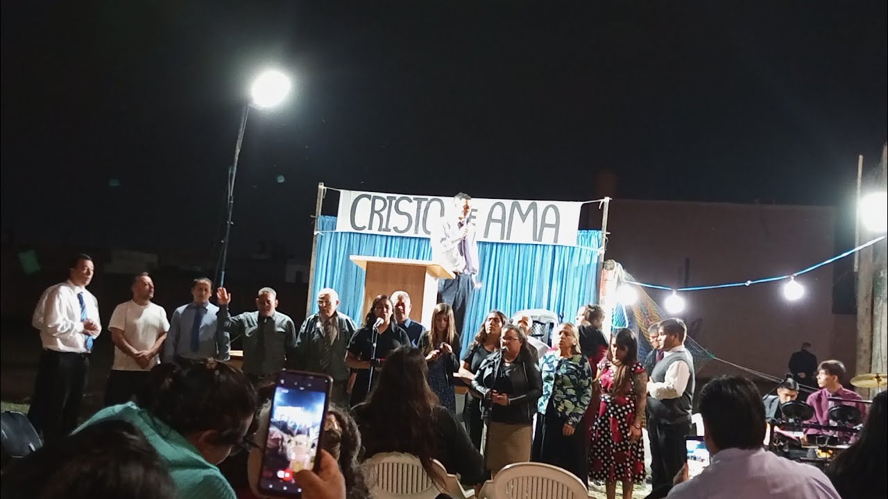 Campaña Evangelistica ~ Cristo te ama ~ Pastor David Salomón ~ Hnos de la  iglesia 24 y 123 Begui. 