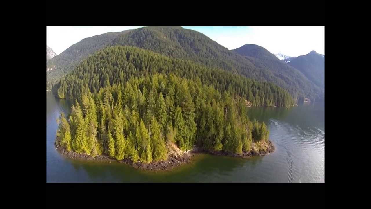 Gosling Island, Pitt Lake - 6.1 Acre Island For Sale