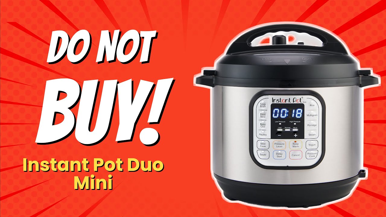 ⚠️ DON'T BUY Instant Pot Duo Mini BEFORE WATCHING THIS VIDEO! (9 Reasons)