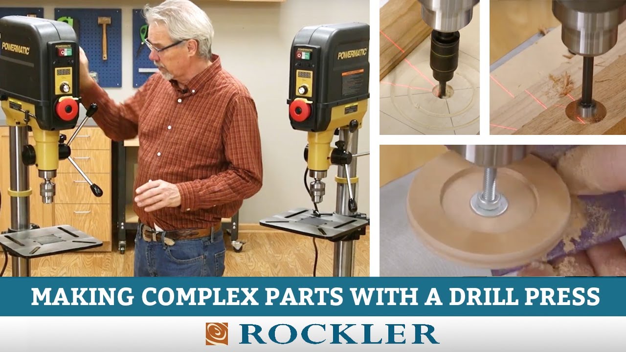 Drilling Complex Holes with Powermatic PM2815 Drill Press