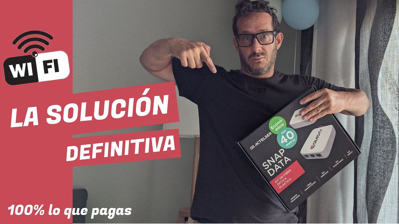 Cablear con FIBRA OPTICA 😎 Actelser SnapData 100% lo que contratas de INTERNET