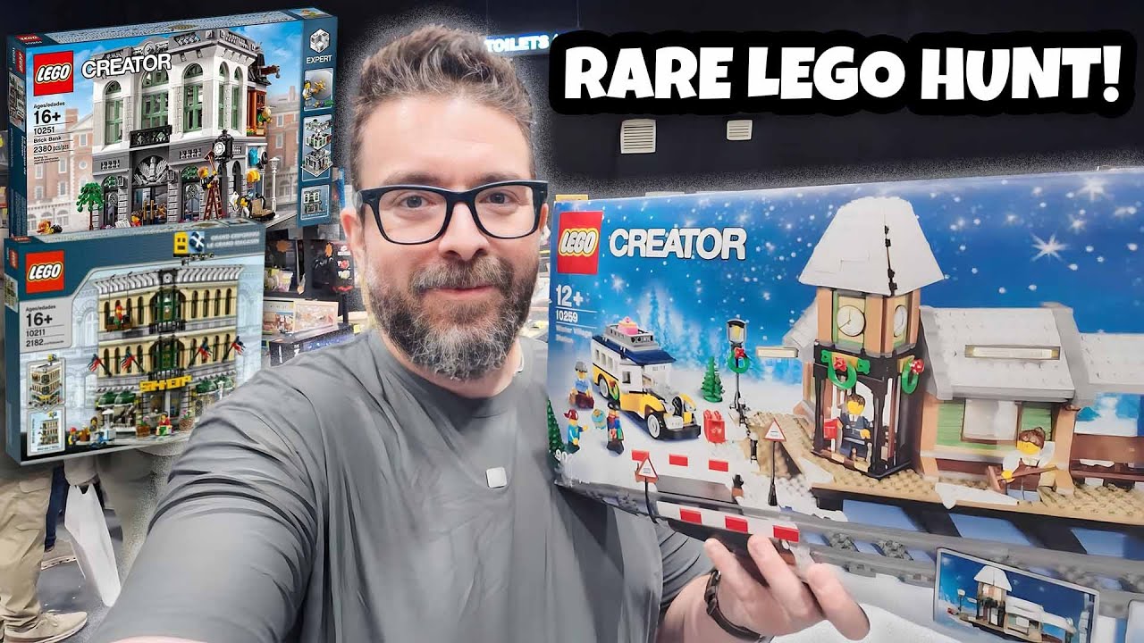 Epic LEGO Hunt! Brick Bank, Grand Emporium & Retired Winter Village Finds
