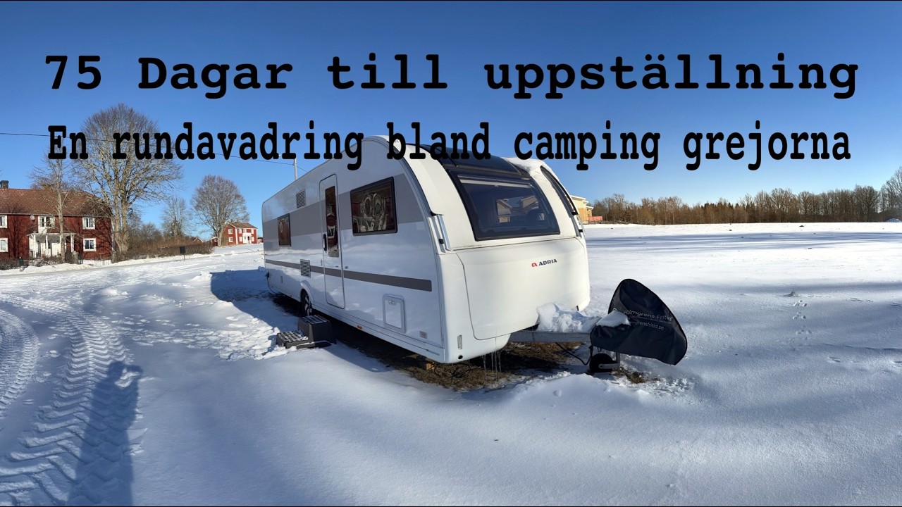 75 dagar kvar och en rundvisning av alla våra grejor